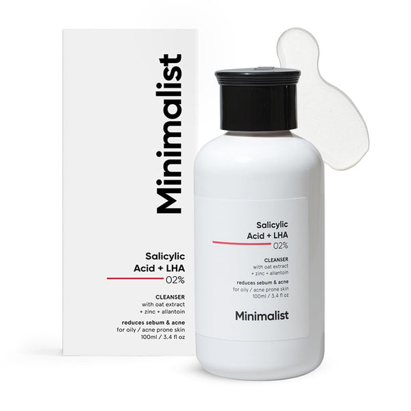 Minimalist Anti-Acne Skincare Combo | Salicylic Acid 2% Face Wash + 10% Vitamin B5 Gel Moisturizer | Oil Control, Acne Care & Barrier Repair for Oily Skin image 2