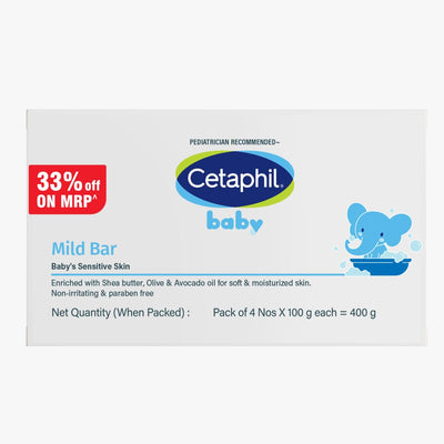 Cetaphil Baby Mild Cleansing Bar for Newborns & Babies 4 x 100 gm | With Shea Butter, Avocado Oil & Olive Oil | Gentle, Hypoallergenic, Pediatrician Recommended | Dry & Sensitive Skin - red