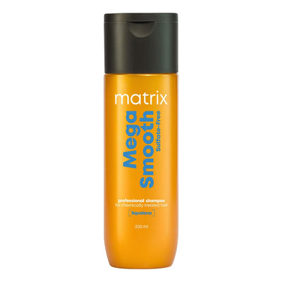 Matrix Mega Smooth Sulfate-free Shampoo with Squalene and Bonding Blend for Gentle Cleansing and Bond Repair| Smoothens Hair | Safe for Chemically Treated Hair 200ml - Default Title
