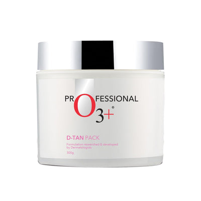 O3+ D-TAN Pack for Instant Tan Removal & Sun Damage Protection Infused with Mint and Eucalyptus Oil Ideal for All Skin Types - blue