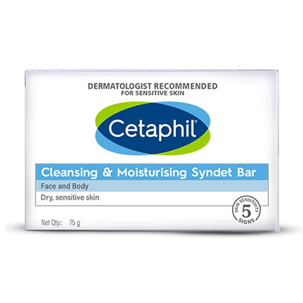 Cetaphil Cleansing and Moisturising Syndet Bar, Shea Butter, 300 g, Pack of 4 image 2