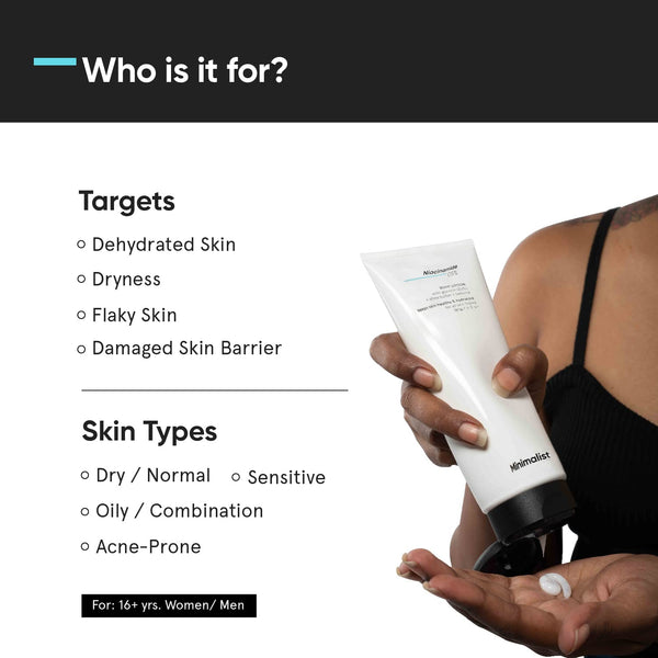 Minimalist Niacinamide 5% Body Lotion | Repairs Skin Barrier | Nourishes With Shea Butter | For Men & women (180 gm) image 2
