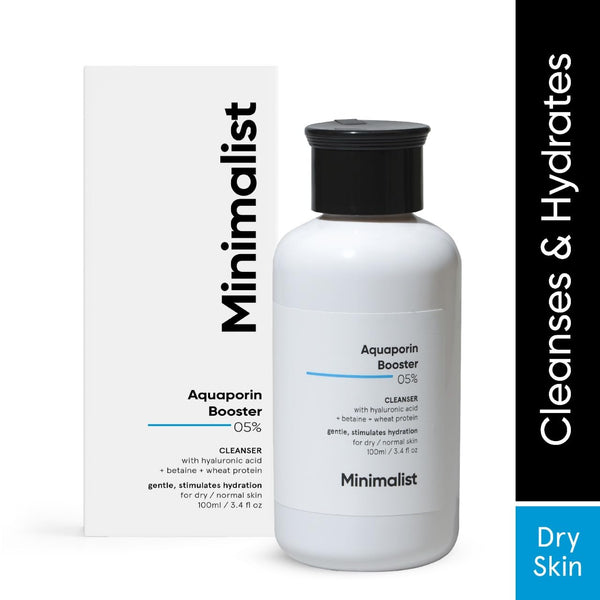 Minimalist Hydrating Face Duo | Hyaluronic Acid Cleanser + Intense Hydration Serum | Deep Moisture for Dry & Dehydrated Skin | Hydrating Face Skincare Bundle image 2