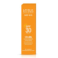 Lotus Herbals Safe Sun UltraRx Glow Essence Sunscreen SPF 30 For UV/Blue Filters Broad Spectrum Protection | Niacinamide & Vitamin E | Dewy Finish | Dermatologically Tested | Oily, Dry, Combination Skin | 30g