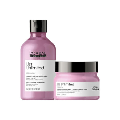 L'Oréal Professionnel Liss Unlimited Professional Shampoo For Unruly Hair, 300ML | Intensive Smoothing Shampoo - red