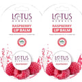 Lotus Herbals Lip Balm - Raspberry | For Dry & Cracked Lips | 5g (Pack of 2)