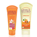 Lotus Herbals Safe Sun UV Screen Matte Gel Pa+++ SPF-50, 50g with Apriscrub�Fresh Apricot Scrub, 60g