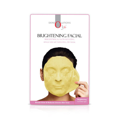 O3+ Brightening Facial Kit with Peel Off Power Mask (45gm) - black