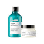 L'Oréal Professionnel Paris Scalp Advanced Anti-Dandruff Dermo-Clarifier Shampoo 300 Ml + Metal Dx Anti-Deposit Protector Hair Mask, Serie Expert (250 Ml) image 9 — view 9