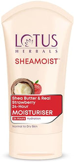 Lotus Herbals Sheamoist Shea Butter And Real Strawberry 24 Hour Moisturiser, 100G image 4 — view 4