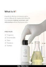 Minimalist Hydrating Cleansing Oil – Removes Waterproof Makeup, Sunscreen & Impurities, Nourishing Marula Oil & Vitamin E, Lightweight Daily Cleanser for All Skin Types (100 ml) image 9 — view 9