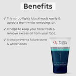 O3+ ALPHA MEN Acno D-TAN Scrub With Hyaluronic & Mint 50g - Detan Scrub for TAN removal | Fights Blackheads & Detoxifies Skin image 8 — view 8