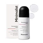 Minimalist Underarm Roll On Deodorant with Nonapeptide + AHA BHA 06% | Controls Odour & Fades Darkness | Fragrance & Aluminium Free | Exfoliating Deo For Women & Men | 40ml image 9 — view 9