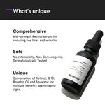 Minimalist Retinol 0.6% Mid-Strength Anti Aging Face Serum For Unisex, Reduces Fine Lines & Wrinkles, Medium Strength Retinol Formula (Pack Of 1) image 8 — view 8