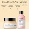 L'Oréal Professionnel Paris Serie Expert Vitamino Shampoo Protects Hair Colour From Fading,Adds Shine With Antioxidant Properties&Serie Expert Absolut Repair Masque 250 Gm,For Dry&Damaged Hair image 10