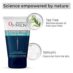 O3+ ALPHA MEN Acno D-TAN Face Wash with Tea Tree 100g for Oily Skin | Detan Face Wash for TAN Removal | Removes Acne and Dirt image 9 — view 9