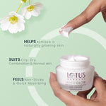 Lotus Herbals Gel Cream with SPF25 and PA+++ | Face Cream for Women & Men | Gives Glowing & Radiant Skin In 7 Days | Reduces Dark Spots & Pigmentation | Suitable For Oily, Combination, Sensitive & Dry Skin | 40g (Pack of 3) image 10 — view 10