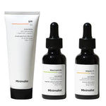 Minimalist Essential Bundle: 10% Niacinamide Serum with Zinc (30ml) for Oil Control & Acne + 10% Vitamin C Serum (30ml) for Dark Spots & Glow + SPF 50 PA++++ Sunscreen (50g) image 6 — view 6