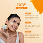 Lotus Herbals Radiance Boost Ubtan Face Cream SPF 20| Turmeric, Sandalwood and Rose Water | Glowing Skin | Reducing Dark Spots| Paraben free | Mineral Oil Free | 50g image 9 — view 9