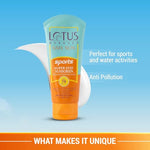Lotus Herbals Safe Sun Sports Super Stay Sunscreen Cream SPF 70, 80G (Pack of 2) image 10 — view 10