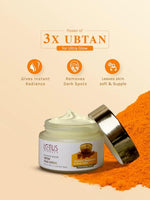 Lotus Herbals Radiance Boost Ubtan Face Cream 50gm, Boost Ubtan Face Wash 100gm set of 2 image 2 — view 2