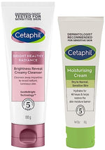 Cetaphil Brightness Reveal Creamy Cleanser - 100 g& Cetaphil Moisturising Cream for Face & Body, Dry to very dry skin, 80 gm image 8 — view 8