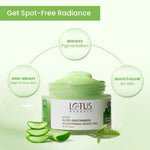 Lotus Herbals Active Aloe + Niacinamide Brightening Boost Gel | Moisturize Skin | Clear Dark Spots | Paraben-free | All Skin Type | 50gm image 7 — view 7
