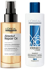 L'OREAL PROFESSIONNEL PARIS Absolut Repair Oil 10-In-1 Multi-Benefit Leave-In Hair Serum, 90Ml & L'Oréal Professionnel Xtenso Care Shampoo 250 Ml, For Straightened Hair image 8 — view 8