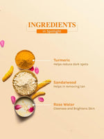Lotus Herbals Radiance Boost Ubtan Face Cream 50gm, Boost Ubtan Face Wash 100gm set of 2 image 3 — view 3