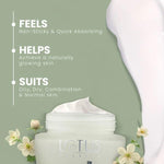Lotus Herbals Whiteglow Gel Cream 40g, Nourishing Night Cream 40g, Set of 2 image 3 — view 3