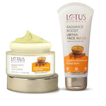 Lotus Herbals Radiance Boost Ubtan Face Cream SPF 20 50gm And Radiance Boost Ubtan Face Wash 100gm | (Pack of 2) Turmeric, Sandalwood and Rose Water| Glowing Skin|Reducing Dark Spots image 7 — view 7