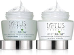 Lotus Herbals Whiteglow Gel Cream 40g, Nourishing Night Cream 40g, Set of 2 - red — view 1