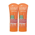 Lotus Herbals Safe Sun DeTAN After-Sun Face Wash Gel | Papaya & Aloe Vera |Enriched with natural actives| All Skin Types | 100g (Pack Of 2)