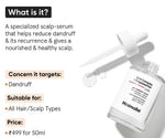 Minimalist Anti-Dandruff Hair Serum for Scalp | Pre Shampoo Treatment with CPH Complex & Oligopeptide 0.8% | With Elestab Advanced Anti Dandruff Molecule | For Women & Men | 50ml image 5 — view 5