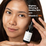Minimalist 10% Advanced Vitamin C Serum for Glowing Skin | Brightening & Dark Spot Treatment | Treats Uneven Skin Tone, Dullness & UV Damage | Daily Face Serum (Stable Vitamin C) | 30ml image 10 — view 10