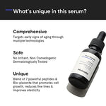 Minimalist Multi Peptide Night Face Serum for Ageless Younger Skin, 30 ml | Collagen Boosting, Hydrating & Overnight Repair Serum for Women & Men with 7% Matrixyl 3000 & 3% Bio-Placenta image 7 — view 7