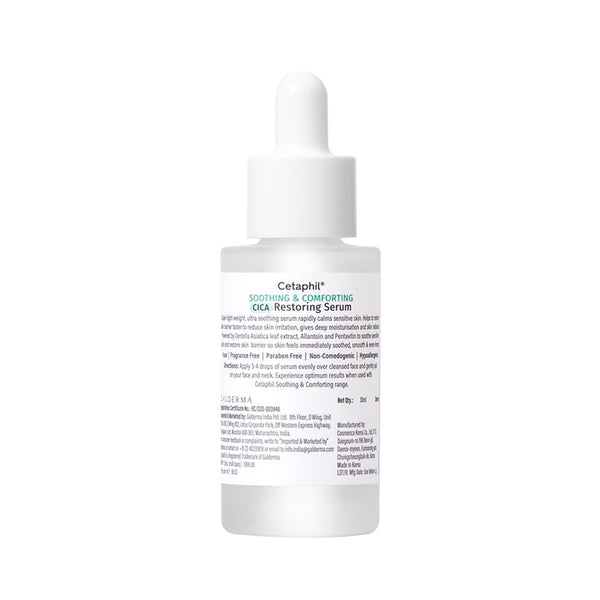 Cetaphil CICA Restoring Serum 30ml | 75% Faster Skin Barrier Recovery in 3 Days | Soothes Sensitive Skin | Improves Tone & Dullness | Fragrance-Free & Hypoallergenic image 2