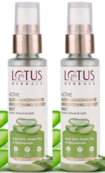 Lotus Herbals Active Aloe + Niacinamide Brightening Boost Mist|Hydrate, Refresh& Uplift|Paraben free|All Skin Types|50ml x Pack of 2 image 5 — view 5
