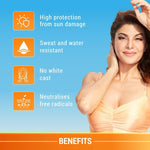 Lotus Herbals Safe Sun Sports Pro-Defence Sunblock | SPF 100 | PA+++ | Preservative Free |Anti-Pollution |Highest UV protection| 80g (Pack Of 2) image 3 — view 3