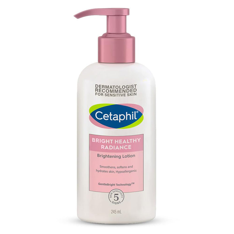 Cetaphil Bright Healthy Radiance Brightening Body Lotion 245ml – Deep Hydration & Even Skin Tone Body Moisturizer with Niacinamide & GentleBright Technology, Lightweight, Non-Greasy, Hydrating & Fragrance-Free Lotion for Sensitive Skin - brown
