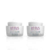 Lotus Herbals WhiteGlow Skin Whitening And Brightening Gel Cream| Hydrates, Removes Dark Spots And Tanning, Gives Radiant Glow | With Niacinamide | Face Cream For Men And Women| All Skin Types | 60g Pack of 2