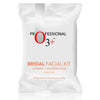 O3+ Bridal Facial Kit Vitamin C for Glowing Skin and Radiant Complexion Suitable for All Skin Types (44g+103ml, Single Use) - red