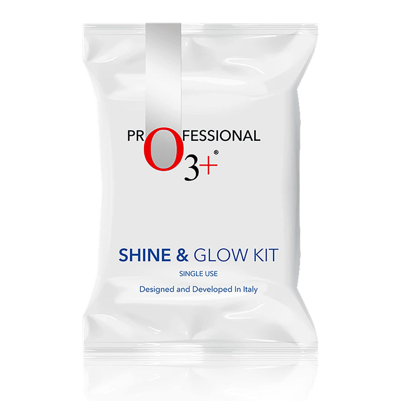 O3+ Shine & Glow Mono Dose Facial Kit (32g+6ml) - red