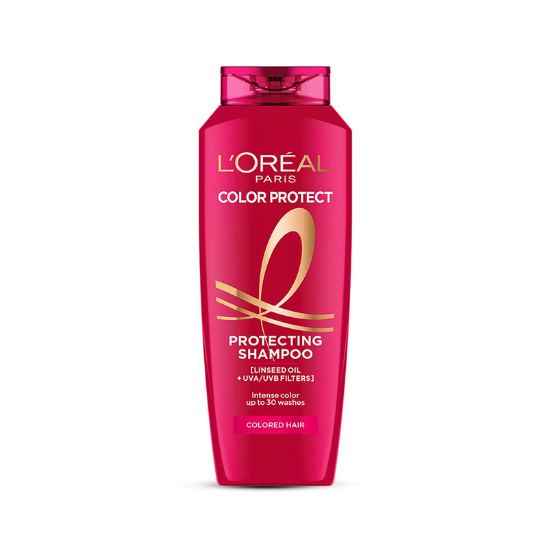 L'Oréal Paris Shampoo, Vibrant & Revived Colour, For Colour-treated Hair, Protects from UVA & UVB, Colour Protect, 340 ml - red