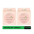 Lotus Herbals Whiteglow Flawless Complexion Compact For All Skin Type Radiant;Matte Finish (Pack Of 2) Compact (Caramel, 20 Grams), Multicolor