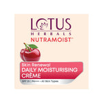 Lotus Herbals Nutramoist Skin Renewal Daily Moisturising Face Cream SPF 25 | Light Weight and Non Greasy| For All Skin Types|Enhances Skin Softness and Suppleness|For women and Men| 50g image 7 — view 7