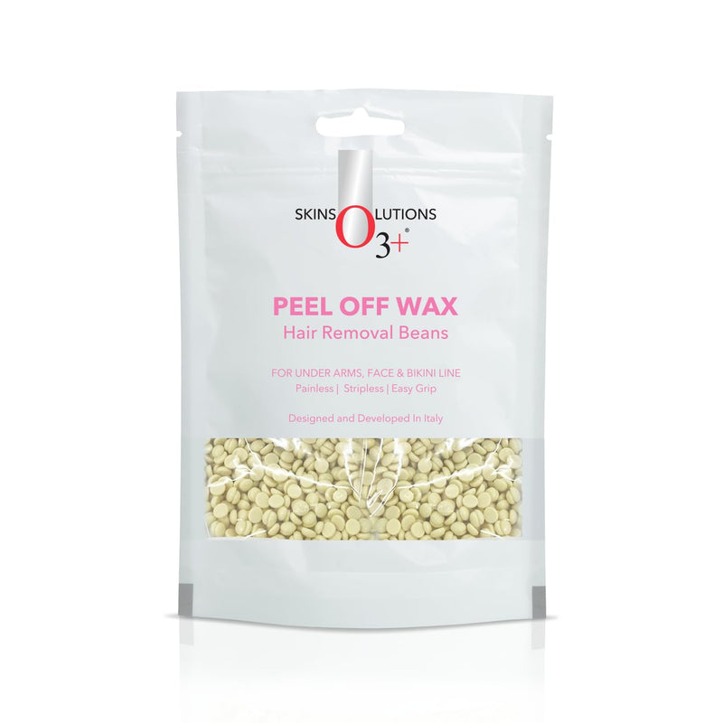 O3+ Peel Off Brazilian Wax For Easy Hair Removal On Sensitive Skin | 100 g - red