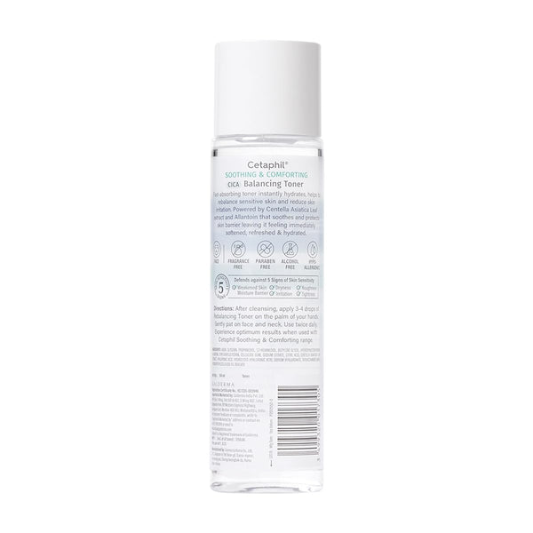 Cetaphil Soothing & Comforting CICA Balancing Toner 150ml | Instantly Hydrates & Soothes Sensitive Skin | With Centella Asiatica & Allantoin | Strengthens Skin Barrier | 35% More Hydration image 2