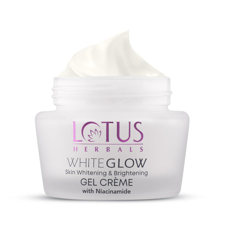 Lotus Herbals Whiteglow With Niacinamide Skin Whitening & Brightening Gel Creme 60g - red