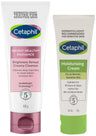 Cetaphil Brightness Reveal Creamy Cleanser - 100 g& Cetaphil Moisturising Cream for Face & Body, Dry to very dry skin, 80 gm